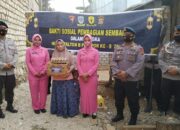 Peringati HUT Ke-8, Batalyon B Pelopor Sat Brimobda Sultra Bagi Sembako dan Takjil