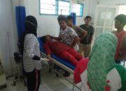 Suasan di luar Rutan saat tujuh aktivis buruh Konawe dibebaskan. Foto: Ist.