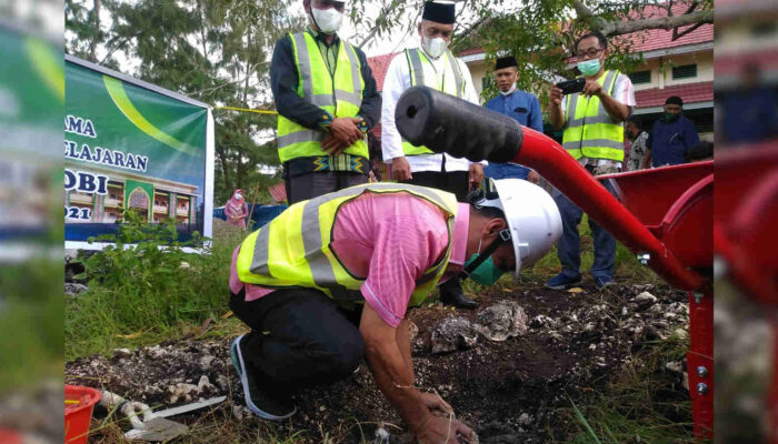 Dapat SBSN 2021 Senilai Rp 2,6 Miliar, MTsN 1 Wakatobi Bangun Ruang Kelas Baru
