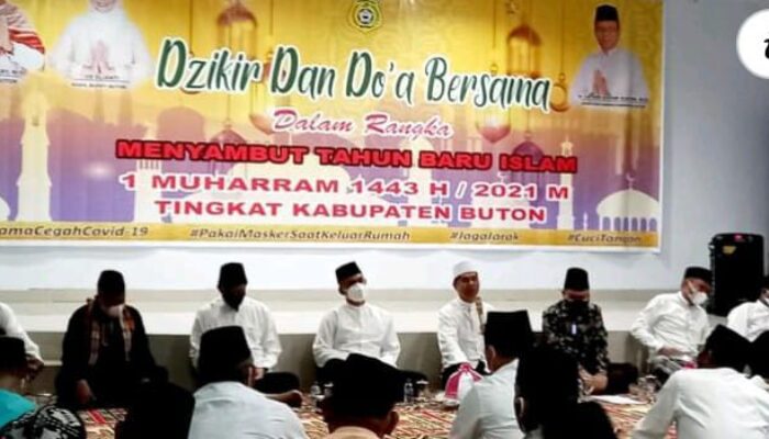 Tahun Baru Islam, Bupati Buton Ingatkan Warganya Tak Berhenti Berdoa