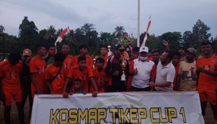 Kosmap Tikep CUP I Sukses Gigelar, Sekda Mubar: Salah Satu Majukan Sepak Bola