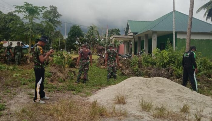Persiapan MTQ Mubar, Pihak Kecamatan Mulai Kerja Bakti