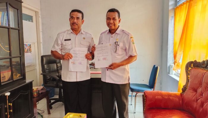 Dinas Tenaga Kerja Teken MoU dengan SMKN 1 Baubau