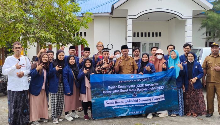 Tiba di Pulau Tomia Wakatobi, Peserta KKN Nusantara UNUJA Siap Mengabdi