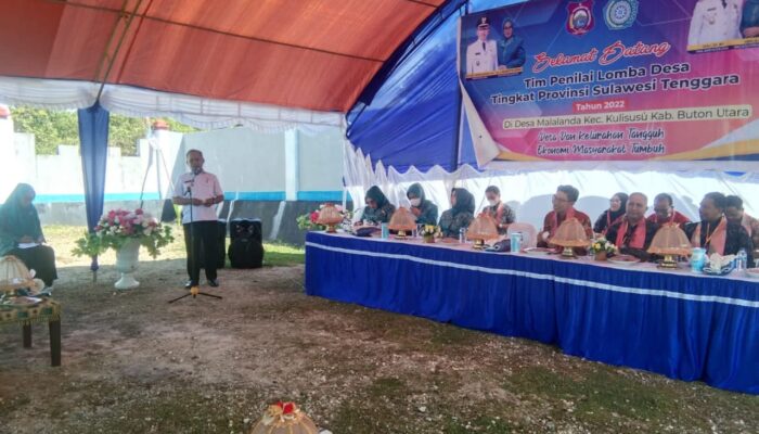 Tim Penilai Lomba Desa dan Kelurahan Datang ke Buton Utara, Sekda Harap Kategori Juara