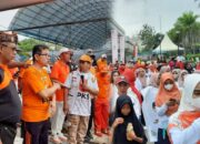 Meriahkan HUT RI, PKS Sulawesi Tenggara Jalan Santai 7,7 Kilometer dan Bagikan Doorprize