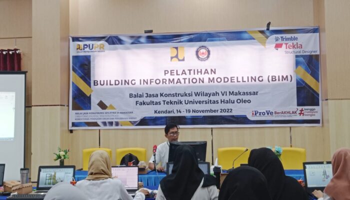 BJK Wilayah VI Makassar Bersama Fakultas Teknik UHO Implementasi Jasa Konstruksi 4.0