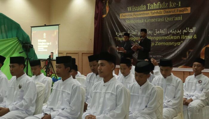Ponpes Daarul Faqiih Sukses Gelar Wisuda Tahfidz Perdana