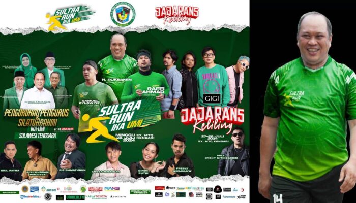 Sultra Run Bersama Ruksamin dan Raffi Ahmad Akan Diwarnai Kuliner Jajarans