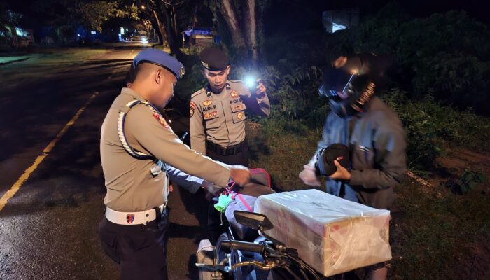 Cegah Kejahatan, Polres Bombana Gelar Razia Operasi Pekat Anoa 2025