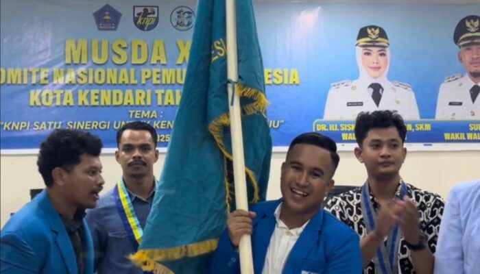 Politisi Golkar Maulana Ali Syaputra Didapuk Pimpin KNPI Kota Kendari